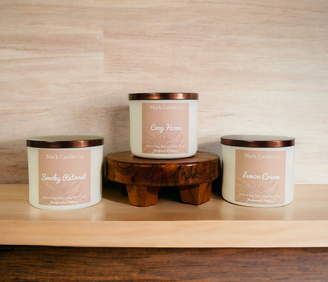 Introducing Our Gorgeous 3 Wick Candles!